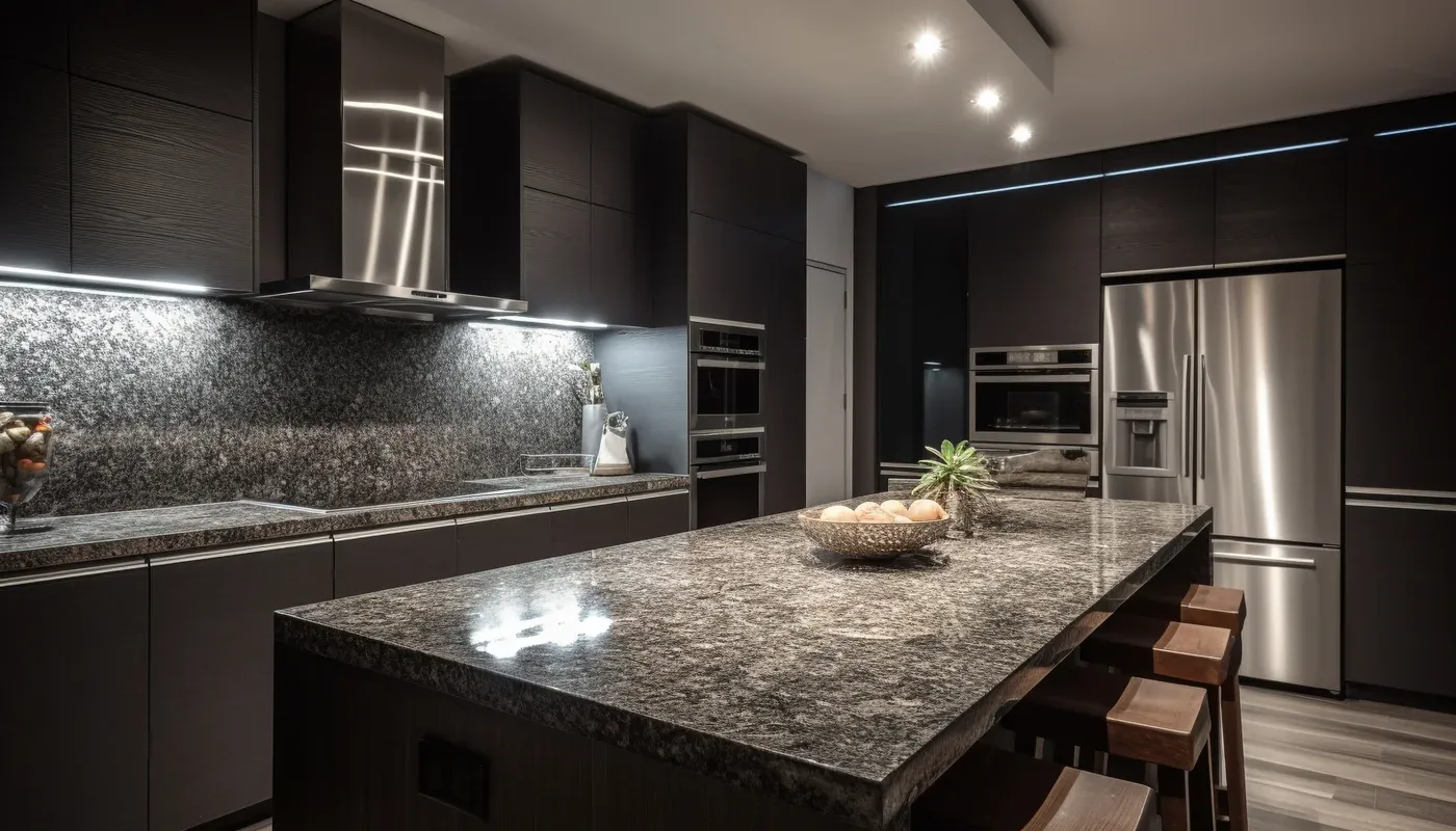 Granite countertop slab — Washington DC kitchen